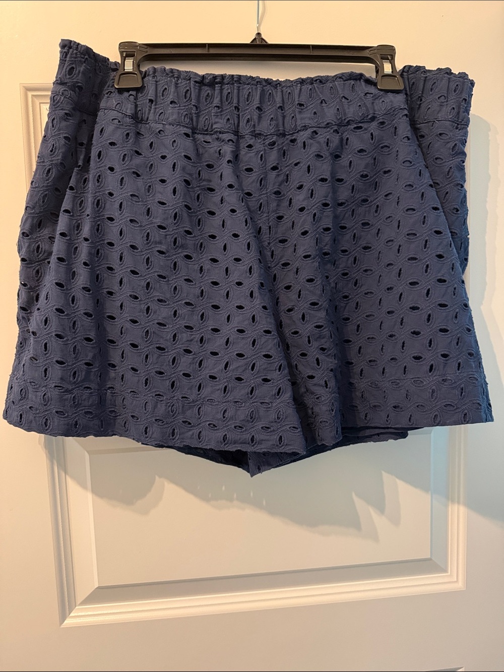 Southern Tide Navy Eyelet Shorts